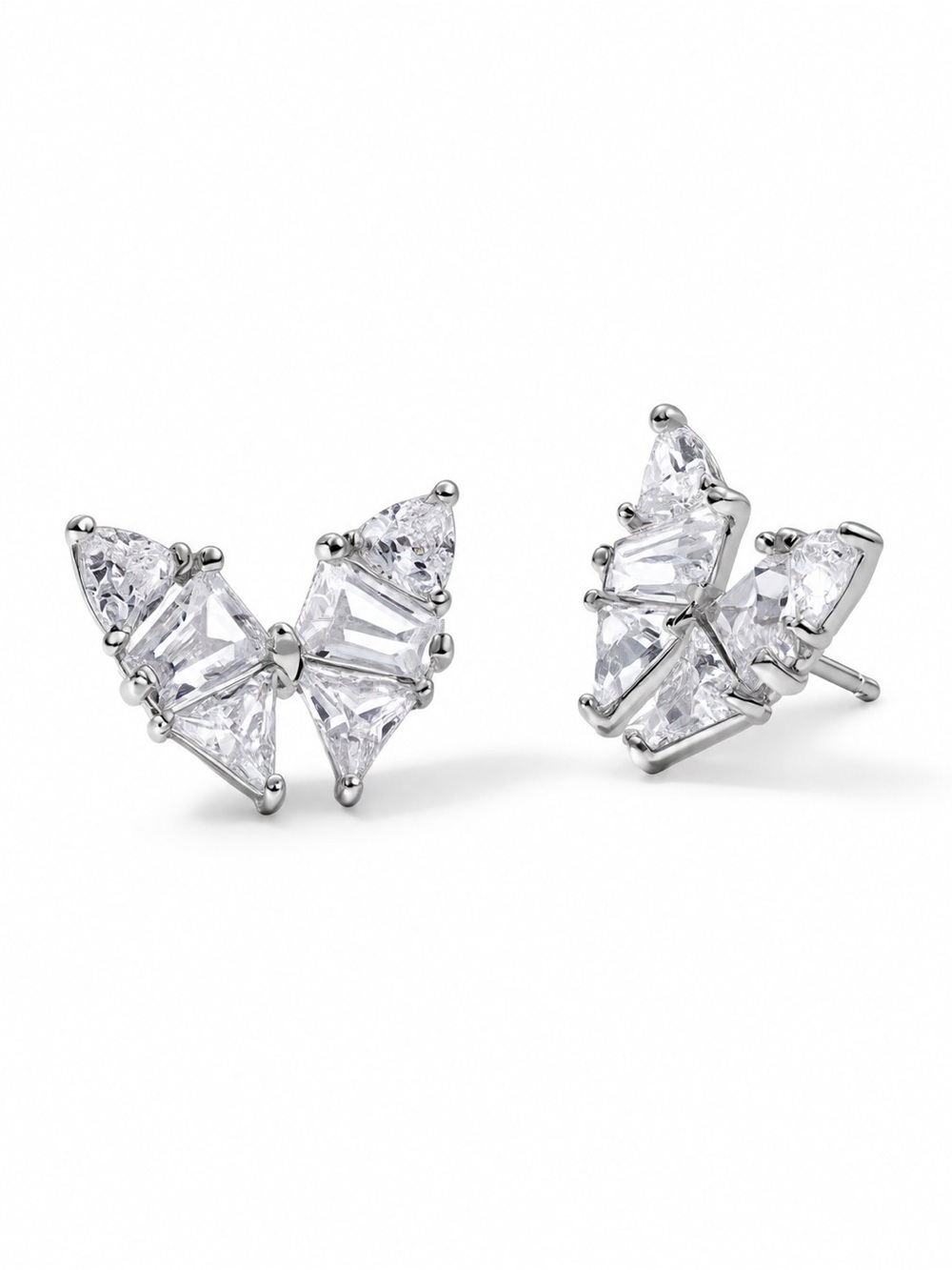 Kendra Scott Blair Butterfly Stud Earrings in silver